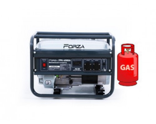 Генератор ГАЗ/бензиновий Forza FPG4500AЕ 2.8/3.0 кВт з електрозапуском