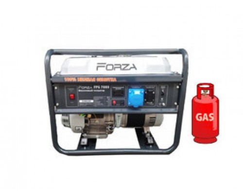 Генератор ГАЗ/бензиновий Forza FPG7000Е 5.0/5.5 кВт з електрозапуском