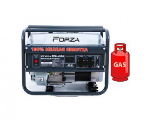 Генератор ГАЗ/бензиновий Forza FPG4500 2.8/3.0 кВт з ручним запуском