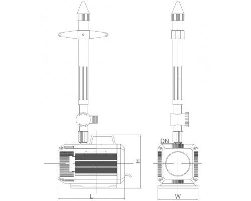 Насос фонтанний Euroaqua HQB - 3503 (85 Вт) 