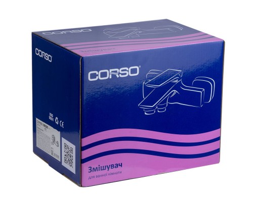 Змішувач BOLSENA Ø35 для ванни литий CORSO CB-1C137C (9614200)