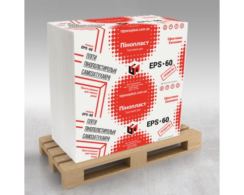 Пінопласт EPS 60 «Преміум» ПСБ-С 25 лист товщиною 200мм