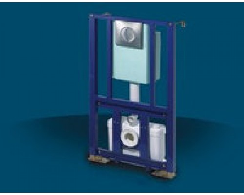 Pumpenschleifer für hängende Toilettenschüsseln SANIWALL Pro mit Installationssystem, SFA (Frankreich)